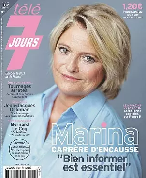 Télé 7 Jours N°3123 Du 4 Avril 2020