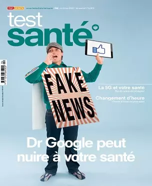 Test Achats Santé N°156 – Avril-Mai 2020