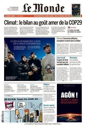 Le Monde du Mardi 26 Novembre 2024