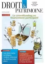 Droit & Patrimoine - Juin 2017