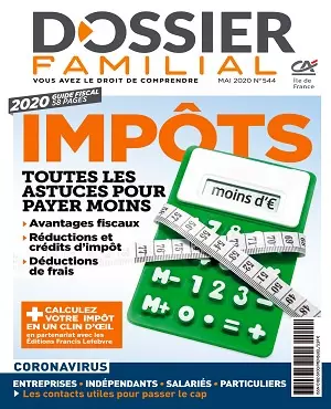 Dossier Familial N°544 – Mai 2020