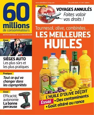 60 Millions De Consommateurs N°559 – Mai-Juin 2020