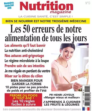 Nutrition Magazine N°13 – Juin-Août 2020