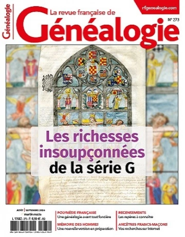 La Revue Française De Généalogie N°273 – Août-Septembre 2024