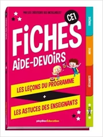 Mes fiches aide-devoirs - CE1