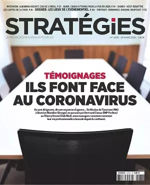 Stratégies N°2033 Du 26 Mars 2020