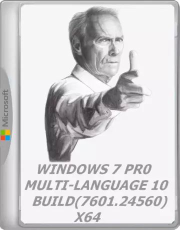 WINDOWS 7 PRO MULTI-LANGUAGE 10 BUILD (7601.24560) X64